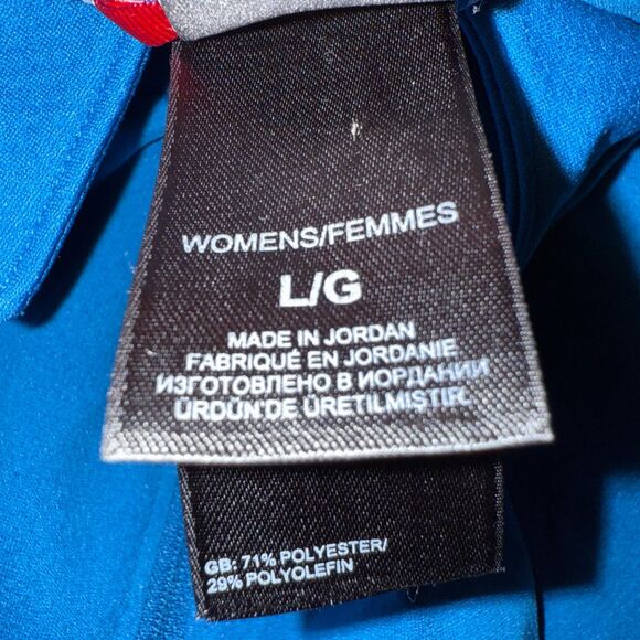 The North Face Women's Golf 1/4 Zip Polo Athletic Short Sleeve Shirt Large - Picture 4 of 6